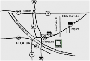 Huntsville / Decatur Map